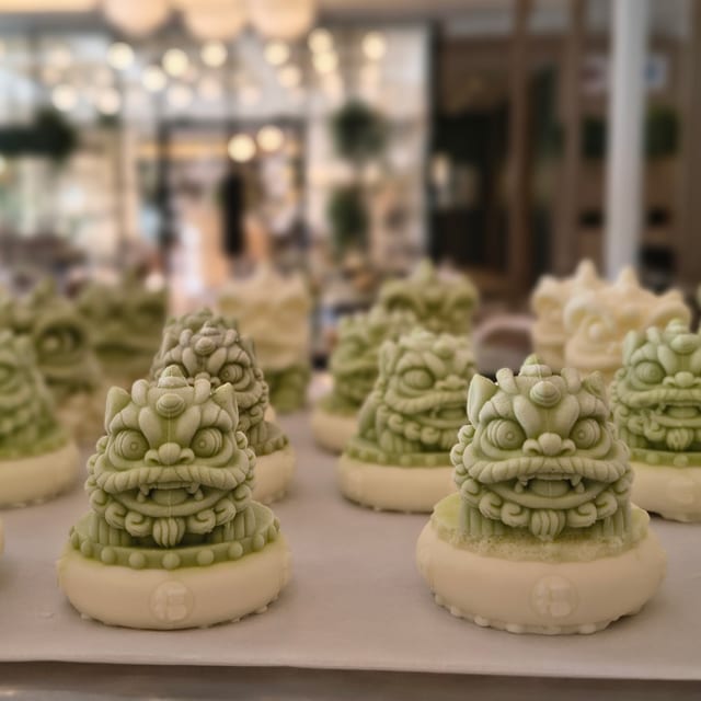 Dancing Lion Panna Cotta.